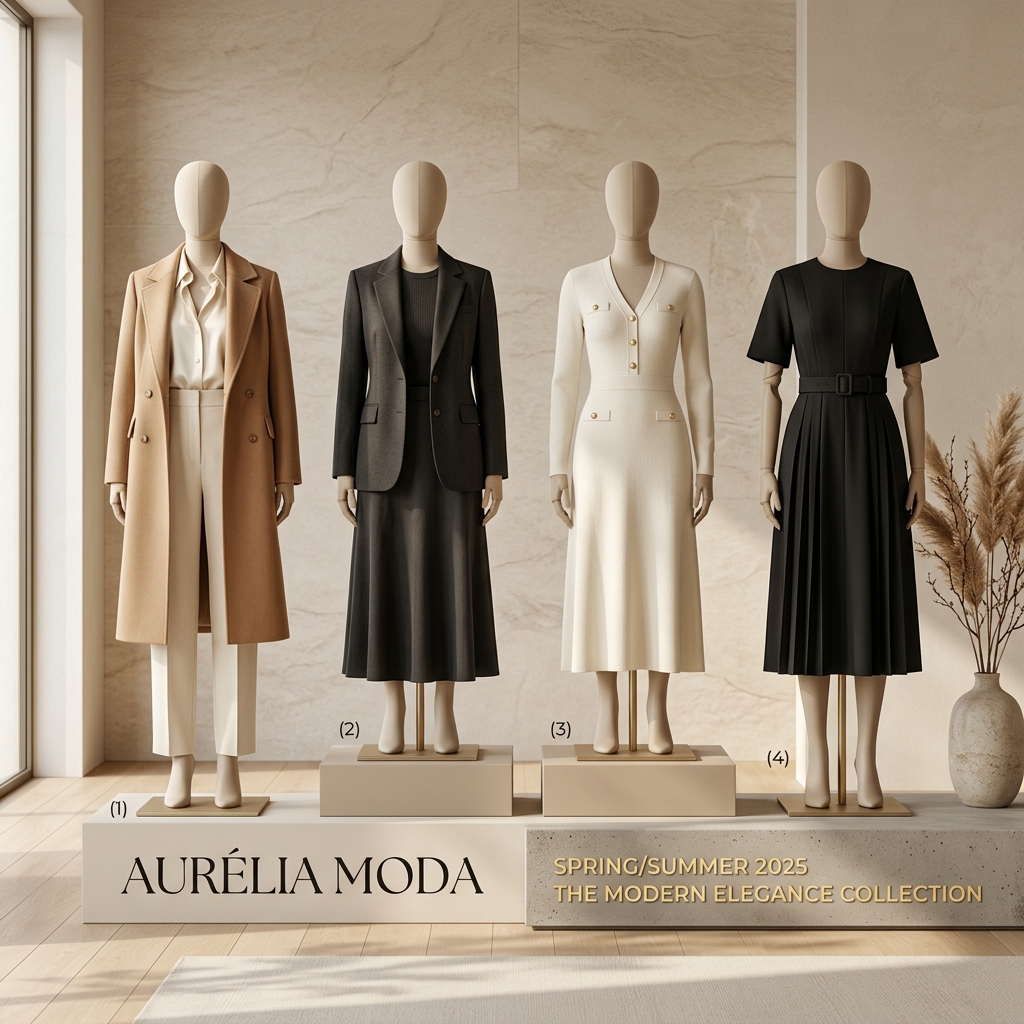 Fashion e-commerce website landing with apparel collection visuals